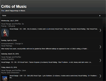 Tablet Screenshot of criticofmusic.com